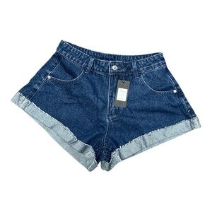 Boutique - NWT - Classic Blue Denim High Rise Jean Shorts